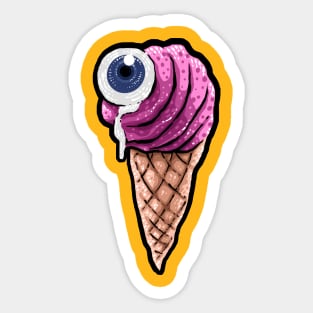 Ice Cream Eye Sticker